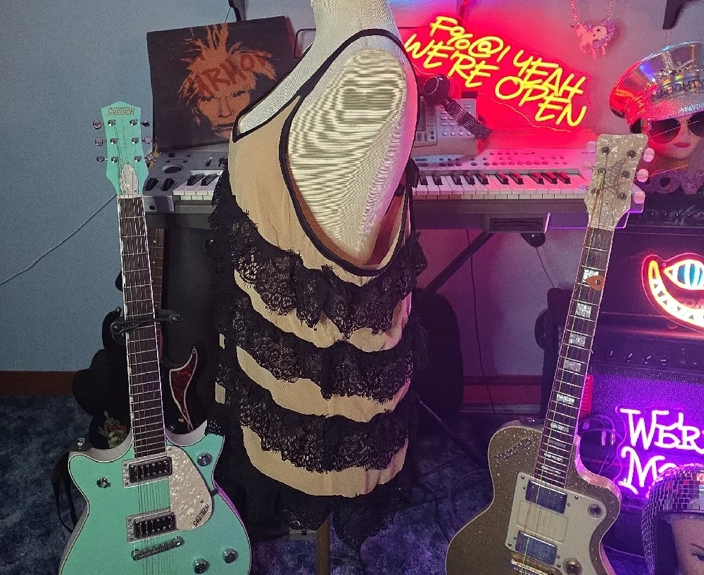 Rue21 Black and Tan Lace Tank Top - Picture 2 of 4